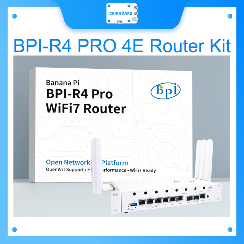 Bananapi Bpi R4 Wifi 7 - Banana Pi BPI-R4 PRO 4E Routerkit,