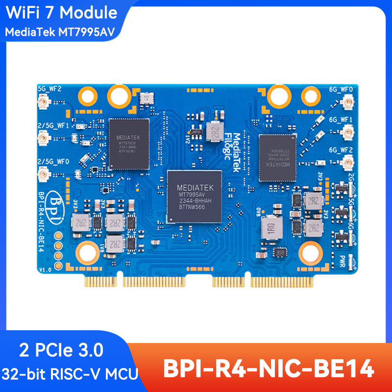 Banana Pi BPI-R4-NIC-BE14 WiFi - Bananapi Bpi R4 Wifi 7 recensie en prijs
