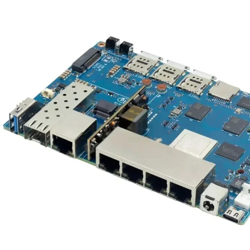 Wifi 7-routerbord met MTK MT79 - Bananapi Bpi R4 Wifi 7 recensie en prijs